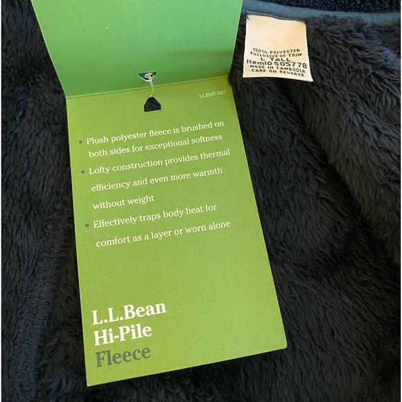 Men's L.L.Bean Hi-Pile Fleece Jacket - Picture 9 of 12
